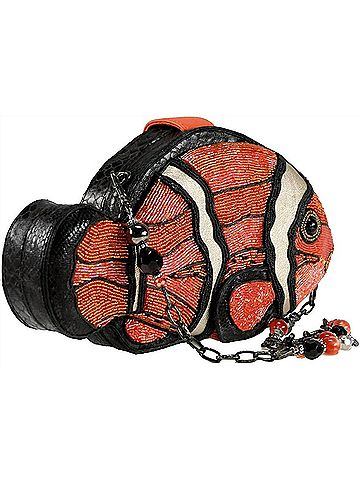 Mary Frances Clowning Around Fish Purse Hand Bag (view 2)