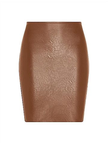 Commando Faux Leather Mini-Skort (view 1)