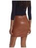 Commando Brown Faux Leather Mini-Skort Size XS - photo 3