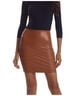 Commando Brown Faux Leather Mini-Skort Size XL - photo 2