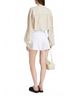 Vince. White Linen-Blend Shorts Size 4 - photo 3