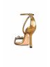 Schutz Gold Lindsay Heels Size 10 - photo 4