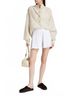 Vince. White Linen-Blend Shorts Size 2 - photo 2