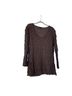 Buttercup 100% Lace Brown Long Sleeve Top Size M - photo 1