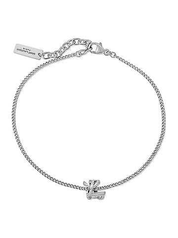 Saint Laurent Monogram Twist Metal Chain Bracelet (view 1)