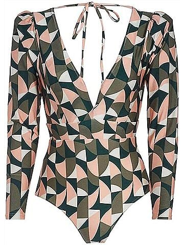 PatBO Plitka Geometric Print Rashguard (view 1)