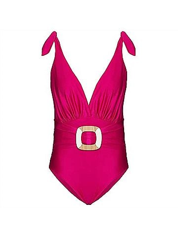 PatBO Plunge Belted One Piece (view 1)