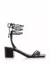 Schutz Black Thea Block Sandal Size 6 - photo 1