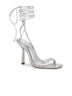 Schutz Silver Thea Heels Size 10 - photo 2