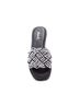Qupid Black Women's Beaded Slides Size 7 1/2 - photo 3
