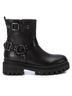 XTI Black Women's Biker Booties Size 5 1/2 - photo 1