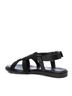 XTI Black Women's Braided Flat Sandals Size 5 - photo 3