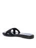 XTI Black Women's Braided Flat Sandals Size 6 - photo 3