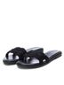 XTI Black Women's Braided Flat Sandals Size 6 - photo 4