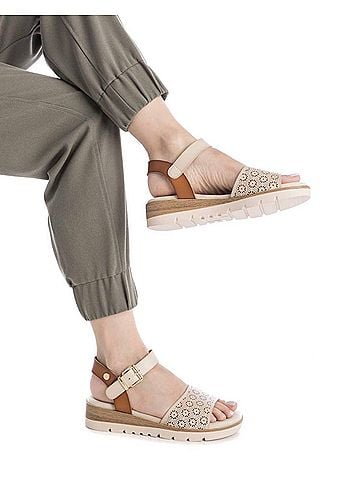 XTI Women's Buckled Wedge Sandals (view 2)