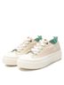XTI Brown Women's Canvas Platform Sneakers Size 5 1/2 - photo 4