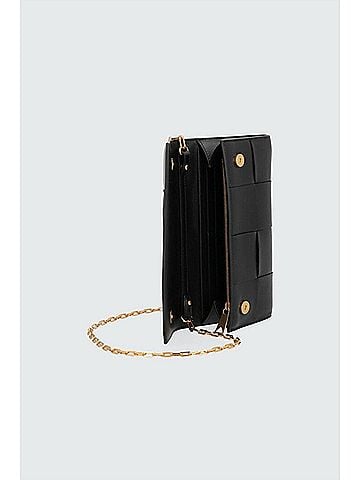 Bottega Veneta Women's Cassette Leather Chain Wallet (view 2)