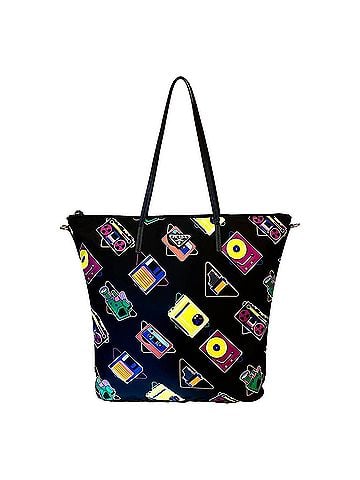 Prada Women's Cassette Print Nylon Convertible Shopping Tote Handbag (view 1)