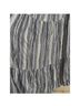 Ecothreads 100% Viscose Stripes Blue White Wool Dress Size L - photo 6