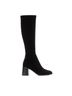 XTI Black Women's Elastic Suede Boots Size 5 1/2 - photo 1