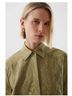 Cos Green Short Sleeve Button-Down Shirt Size 8 - photo 4