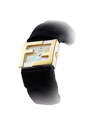 Fendi Women's Fendimania Baguette Nylon Timepiece Watch (view 2)
