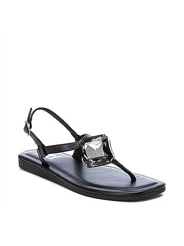 XTI Women's Flat Diamond Sandals (view 1)