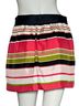 Milly 100% Silk 96% Cotton 4% Lycra 100% Silk Stripes Black Pink Silk Skirt Size 2 - photo 2