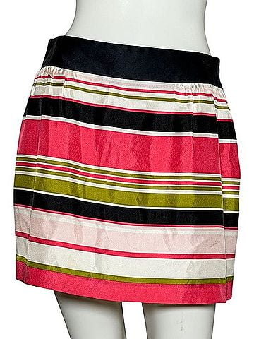 Milly Silk Skirt (view 1)