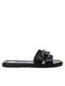 XTI Black Women's Flat Sandals Size 7 - photo 1