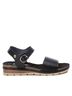 XTI Black Women's Flat Sandals Size 6 - photo 1