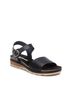 XTI Black Women's Flat Sandals Size 6 - photo 2