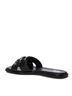 XTI Black Women's Flat Sandals Size 6 - photo 3
