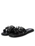 XTI Black Women's Flat Sandals Size 6 - photo 4