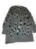 Lovers + Friends Animal Print Gray Black Ivory Pullover Sweater Size L - photo 2
