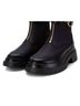 XTI Black Women's Front Zip Biker Boots Size 5 1/2 - photo 4