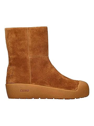 Bally Women's Gstaad Suede Leather Shirling Lined Boots (view 2)