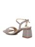 XTI Silver Women's Heeled Sandals Size 6 - photo 3