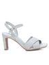 XTI Silver Women's Heeled Sandals Size 7 - photo 1
