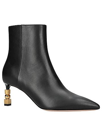 Bally Women's Helena Bead Embellished Leather Ankle Boots (view 1)