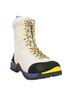 Bally White Women's Hike Hiking Boots Size 8 1/2 - photo 1