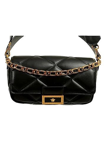 Versace Women's La Medusa Chain Quilted Calfskin Leather Crossbody Bag (view 1)