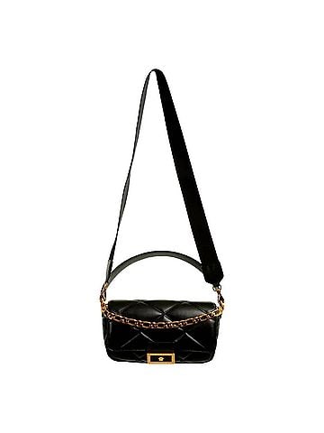 Versace Women's La Medusa Chain Quilted Calfskin Leather Crossbody Bag (view 2)