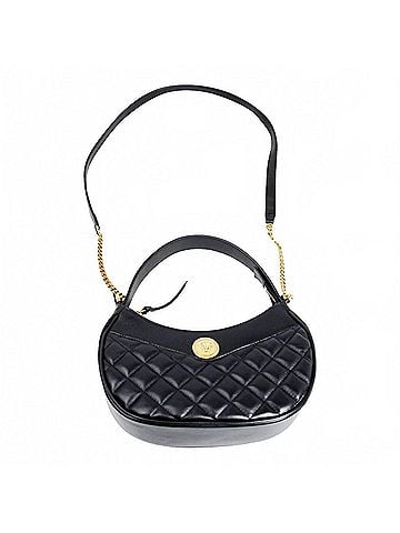 Versace Women's La Medusa Half Moon Hobo Shoulder Crossbody Bag (view 2)