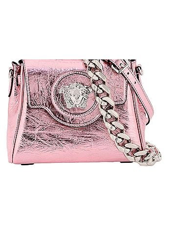 Versace Women's La Medusa Metallic Top-Handle Bag (view 1)