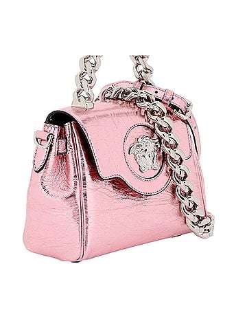 Versace Women's La Medusa Metallic Top-Handle Bag (view 2)