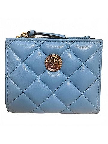 Versace Women's La Medusa Quilted Lamb Leather Compact Snap Wallet (view 1)