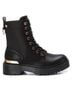 XTI Black Women's Lace-Up Booties Size 6 - photo 1