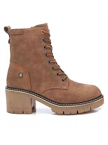 XTI Women's Lace-Up Heeled Booties (view 1)