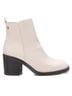 XTI White Women's Leather Booties Size 7 - photo 1